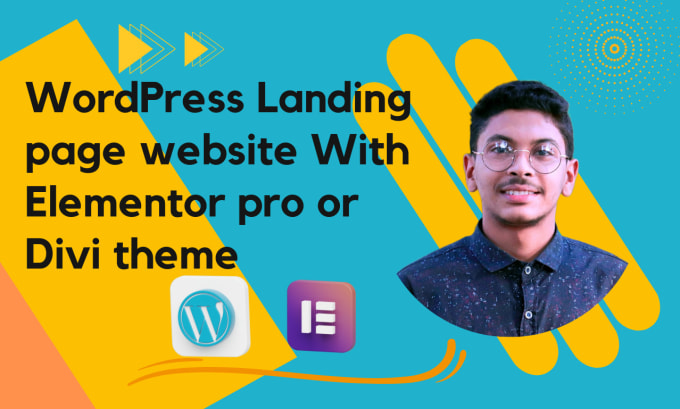 Gig Preview - Build  wordpress landing page website using elementor pro or divi theme