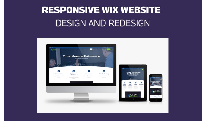 Gig Preview - Redesign or design a responsive wix website