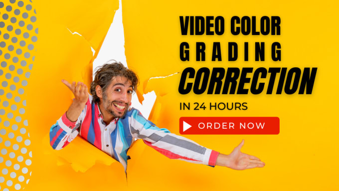 Gig Preview - Do video color grading correction in 24h