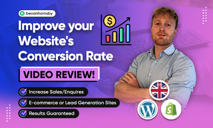 Gig Preview - Do a conversion rate optimization review to improve your websites conversions