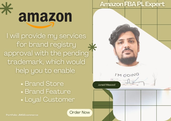 Gig Preview - Assist to approve your amazon brand registry with pending or register trademark