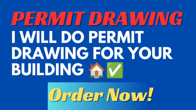 Gig Preview - Do city permit drawing for house plan, fence, pergola, gazebo, patio, carport,