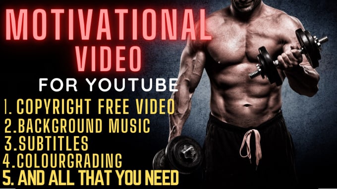 Gig Preview - Edit monetizable unique motivational videos and reels