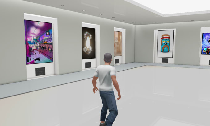 Gig Preview - Develop a virtual nft gallery