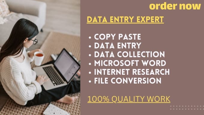 Bestseller - do the fastest data entry  and internet searching work in 1 day