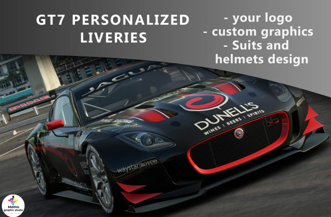 Gig Preview - Design gt7 custom personalized livery