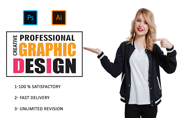 Gig Preview - Top professional designer in adobe illustrator, photoshop