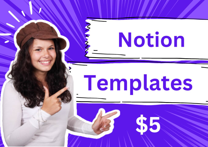 Gig Preview - Do a custom notion template, aesthetic notion planner or dashboard