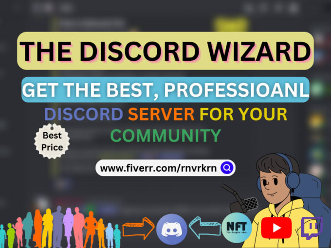 Gig Preview - Setup a professional discord server for your community