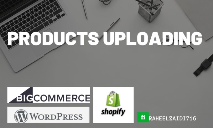 Gig Preview - Upload products to your bigcommerce, shopify and all other e commerce stores