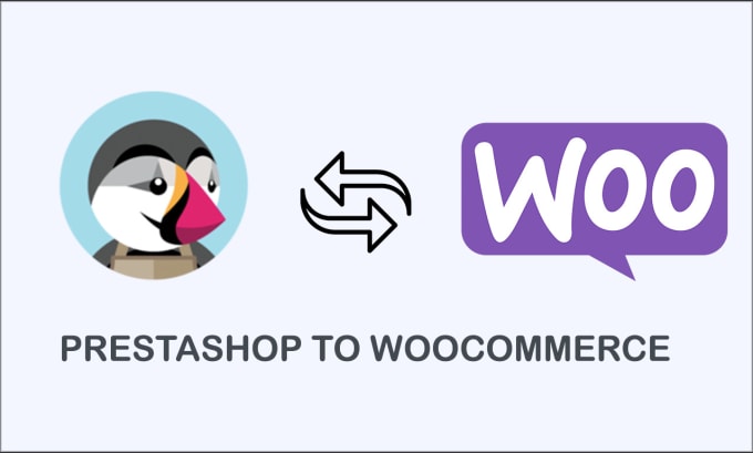 Gig Preview - Migrate prestashop to woocommerce wordpress