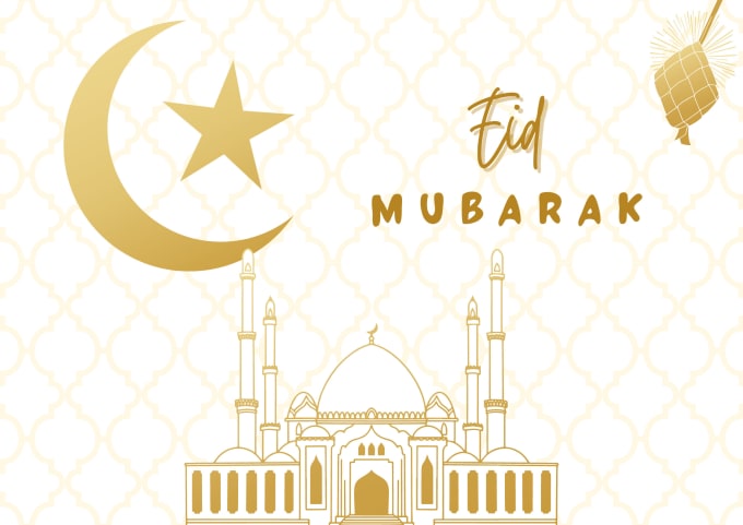 Gig Preview - Design eid or ramadan mubarak poster, or GIF , or mp4