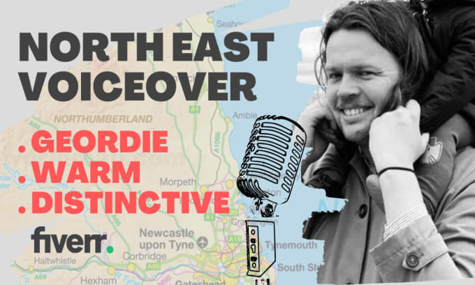 Gig Preview - Record a british north east geordie accent voiceover