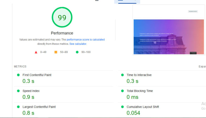 Gig Preview - Google speed up and make 90 plus score of your website