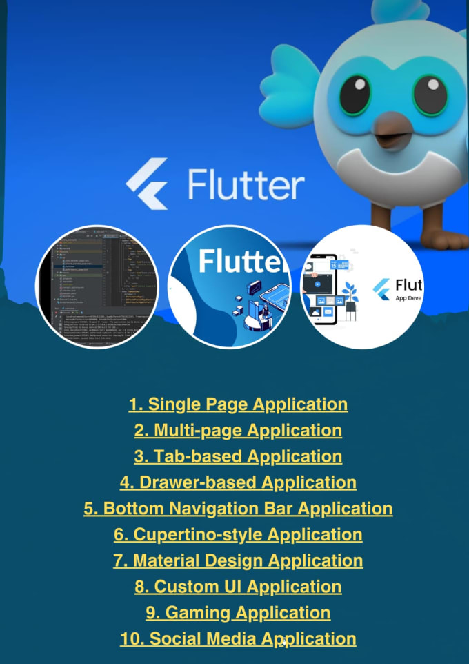 Gig Preview - Make ios and android apps using flutter and firebase