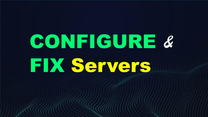 Gig Preview - Configure and fix servers on linode,contabo, AWS, azure, gcp