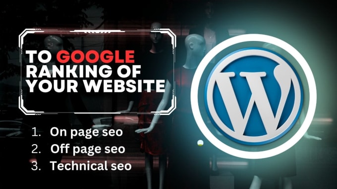 Gig Preview - Do complete wordpress website SEO services for google ranking