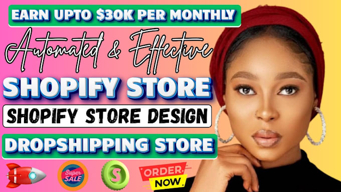 Gig Preview - Design shopify dropshipping store, shopify website redesign on premium theme