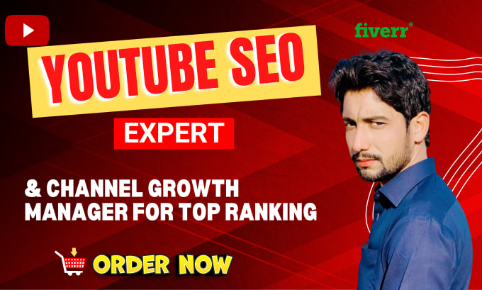 Gig Preview - Be your youtube SEO expert and your channel growth manager