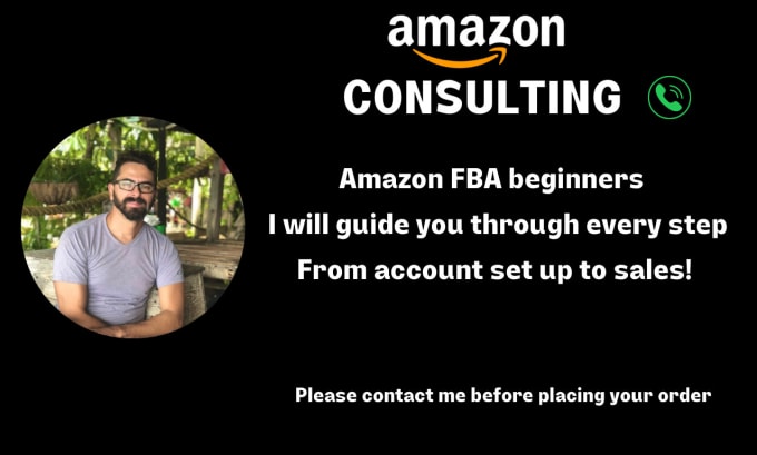 Gig Preview - Be your amazon fba consultant, coach and business mentor