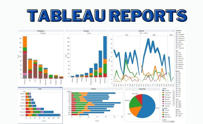 Gig Preview - Create reports using bi tools tableau and power bi