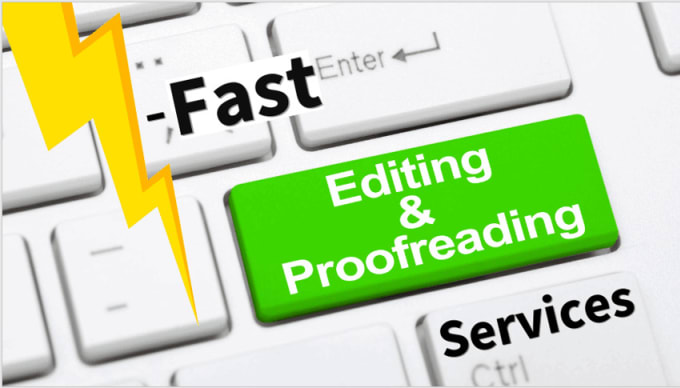 Gig Preview - Edit and proofread your documents and research