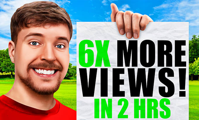 Gig Preview - Design eye catching viral youtube thumbnails in 2 hours