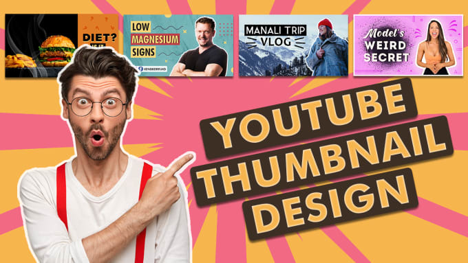 Gig Preview - Design amazing youtube thumbnail design for you