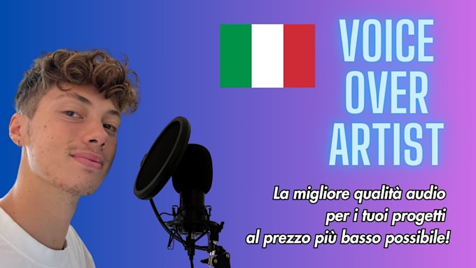 Bestseller - record professional young italian male voiceovers