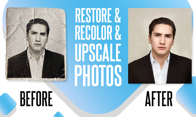 Gig Preview - Recolor and restore old photos