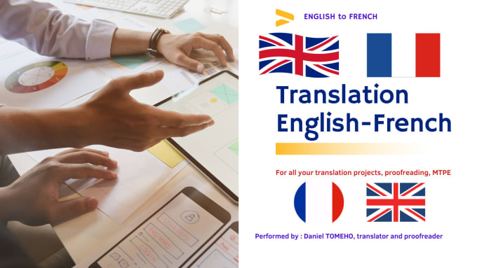 Gig Preview - Translate your files from english to french