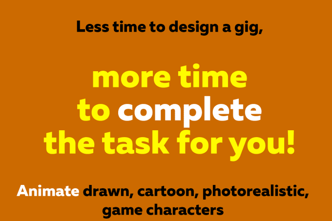 Gig Preview - Professional animate drawn, cartoon, photorealistic, game characters