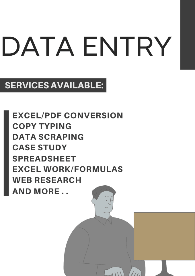 Gig Preview - Provide expert data entry services