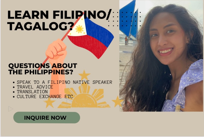 Gig Preview - Teach you tagalog or filipino language