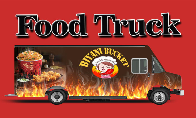 Gig Preview - Do food truck wrap,trailer wrap ,car wrap,van wrap any type of vehicle wrap