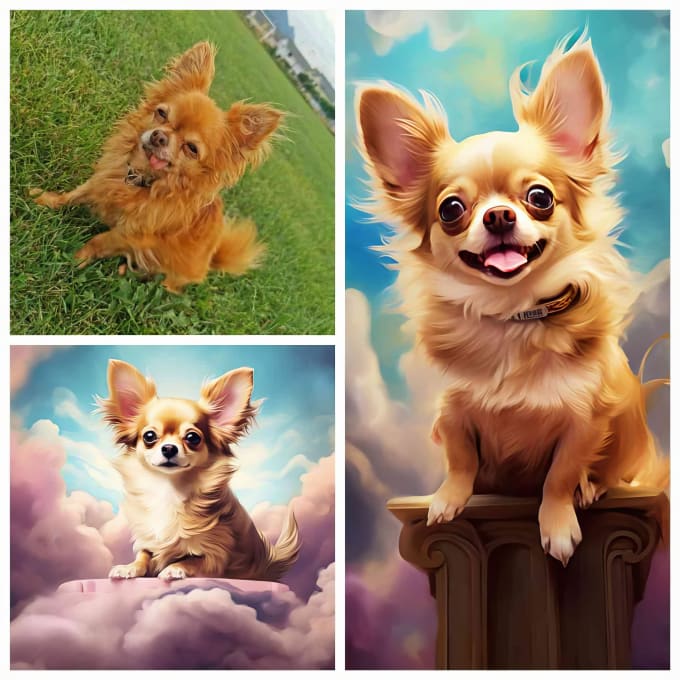 Gig Preview - Transform your pet into fantasy art with midjourney ai