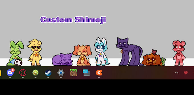 Gig Preview - Make a custom shimeji pet