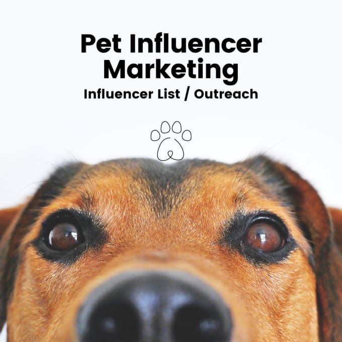 Gig Preview - Find the perfect instagram influencers for your dog product promotion