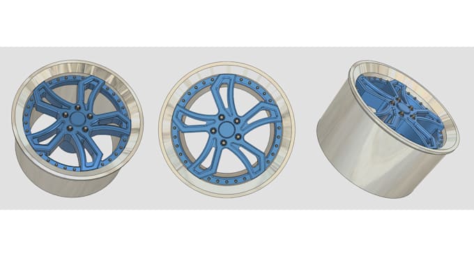 Gig Preview - Design ready for print 3d rims for miniscale rc and hotwheels