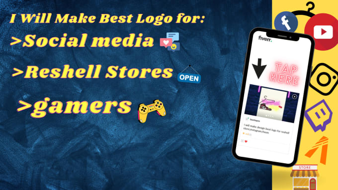 Bestseller - make design best logo for reshell store,instagram,fivem