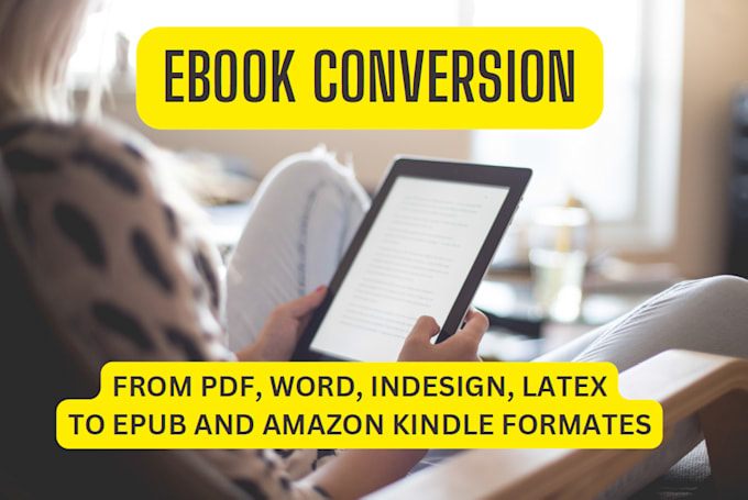 Gig Preview - Do ebook conversion from PDF, word and indesign