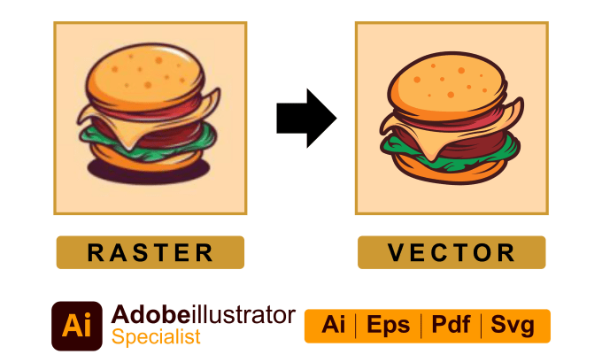 Gig Preview - Convert your images to vector ai,eps,svg,pdf