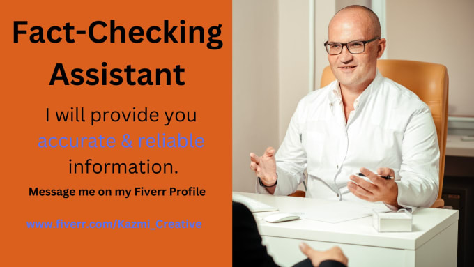 Gig Preview - Uncover the truth with professional fact checking service