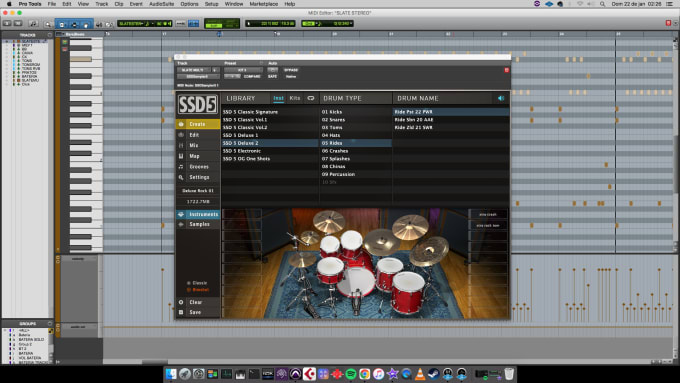 Gig Preview - Create or transcribe a worship vsti midi drums for you