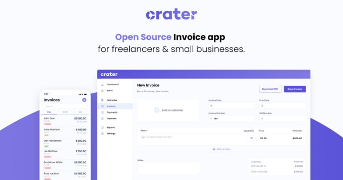 Gig Preview - Do install crater opensource invoicing app on your website