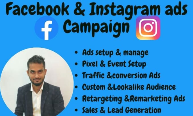 Gig Preview - Setup facebook ads and instagram ads campaigns