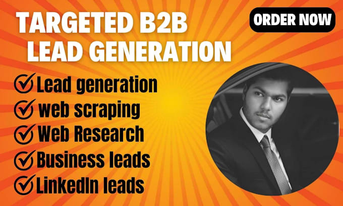 Gig Preview - Do targeted b2b lead generation and web scraping