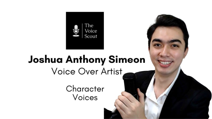 Gig Preview - Do character voices for your video in english or filipino