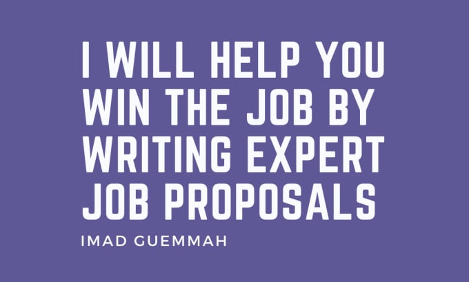 Bestseller - write an expert job proposal that will help you win the job