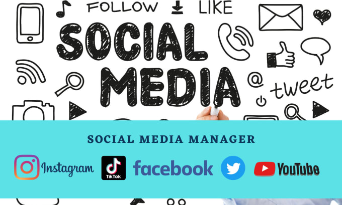 Gig Preview - Be the social media manager you need for your social media presence